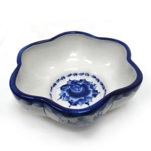 Ваза-миска Гжель №STS1124