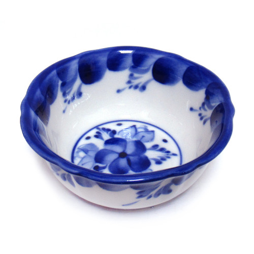 Розетка "Тюльпан" Гжель №STS041