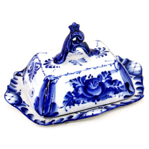 Масленка "Тюльпан" Гжель №STS1402