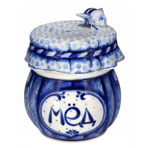 Медовница "Пчелка" Гжель №ЧП025
