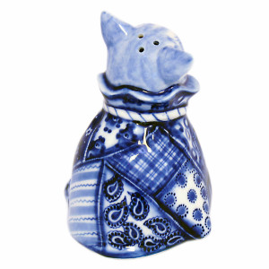 Солонка Гжель "Кот в мешке" №CHP053