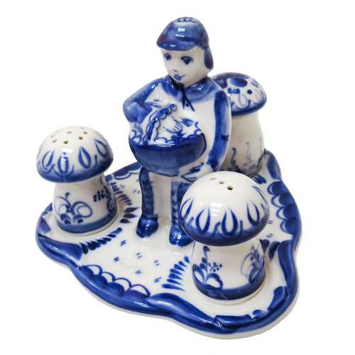 Набор для специй Гжель "Грибник" №NP21