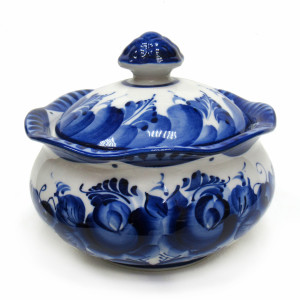 Сахарница "Бутон" Гжель №STS056