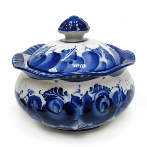 Сахарница "Бутон" Гжель №STS056