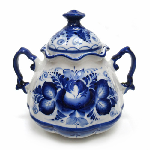 Сахарница "Волан" Гжель №STS212