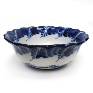 Салатник "Резной" Гжель №STS051