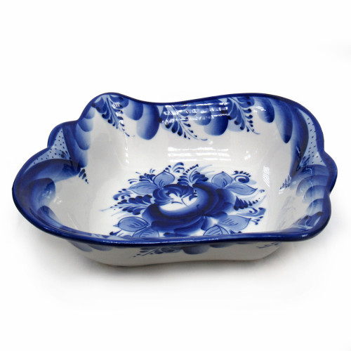 Салатник "Мечта" Гжель средний №STS1138