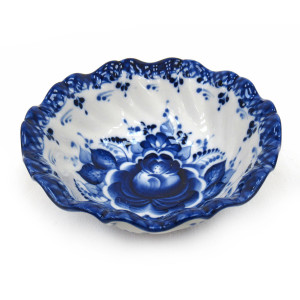 Салатник "Нежность" Гжель №14-11A