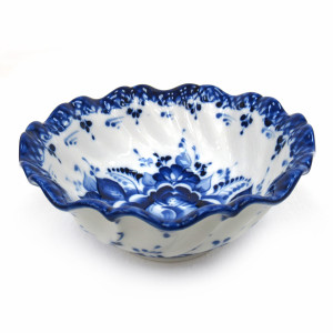 Салатник "Нежность" Гжель №14-11A