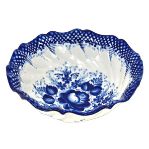 Салатник "Нежность №3" Гжель №14-6A