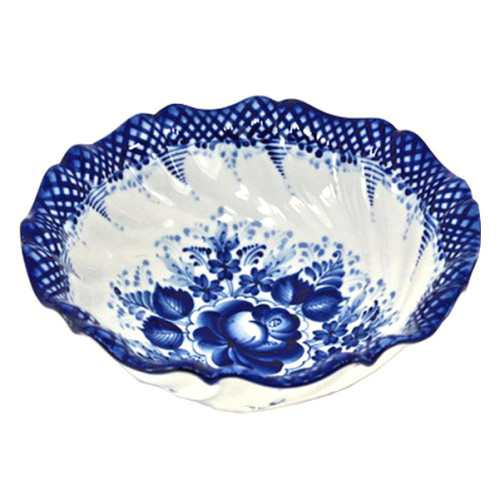 Салатник "Нежность №3" Гжель №14-6A