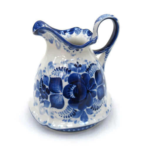 Сливочник "Колокольчик" Гжель №02-2A