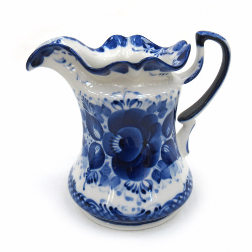 Сливочник "Утро" Гжель №02-4A