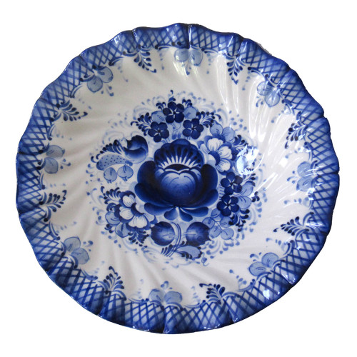 Тарелка Гжель №20-10A