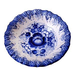 Тарелка глубокая Гжель №20-11A