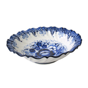 Тарелка глубокая Гжель №20-11A