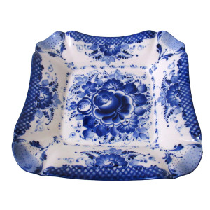 Тарелка пирожковая Гжель №20-5A