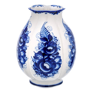 Ваза "Бутон" Гжель №STS007