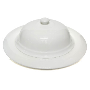 Тарелка с крышкой №0001BK