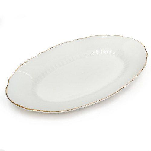 Блюдо из фарфора Коростень №BLK-35-22