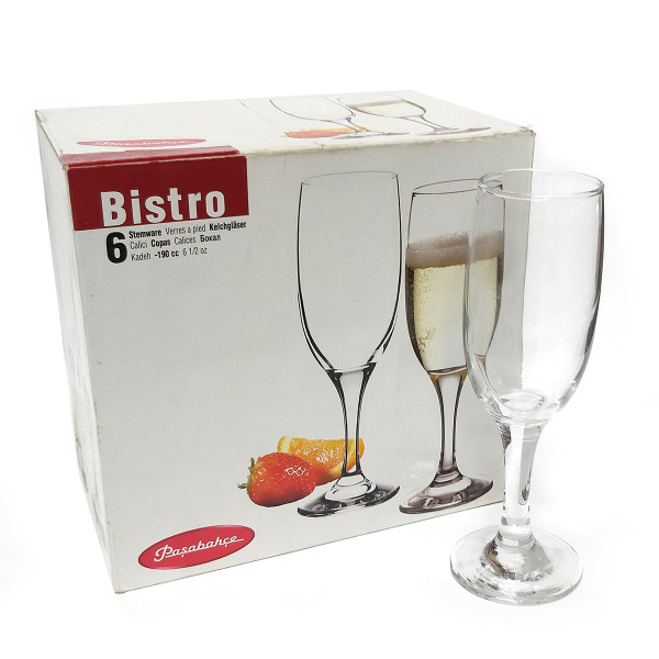 Набор бокалов "Bistro" 6 шт 190 мл Турция №44490 Набор бокалов "Bistro" 6 шт 190 мл Турция №44490