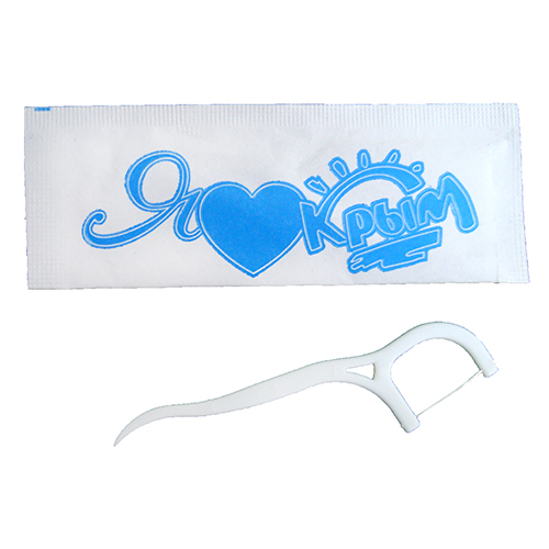 Зубочистка с нитью 1000 шт.