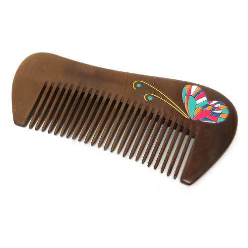 Расческа-гребешок сандаловая №7277-25