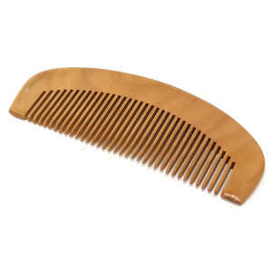 Расческа-гребешок из персикового дерева №7277-10
