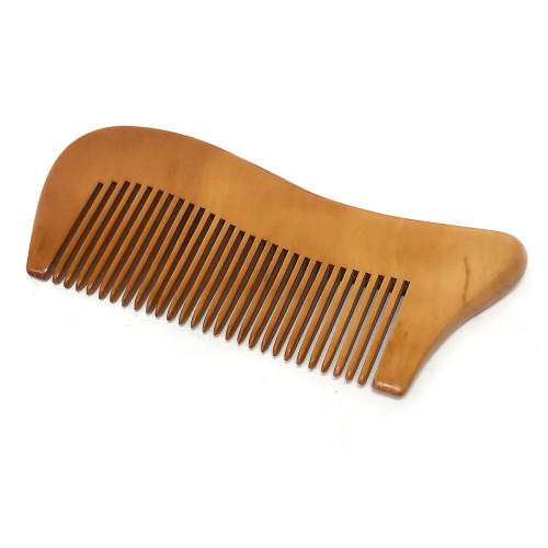 Расческа-гребешок из персикового дерева №7277-13