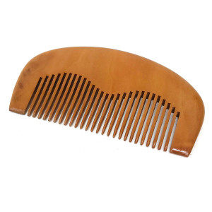 Расческа-гребешок из персикового дерева №7277-14