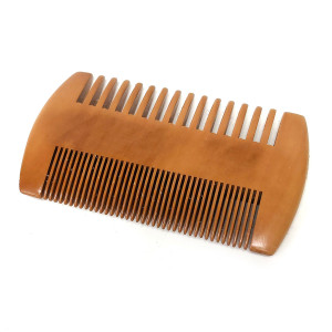 Расческа-гребешок из персикового дерева №7277-15