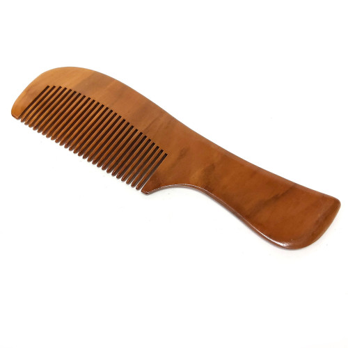 Расческа из персикового дерева №7277-2