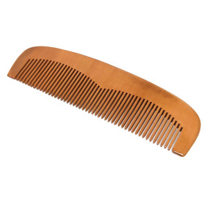 Расческа-гребешок из персикового дерева №7277-5