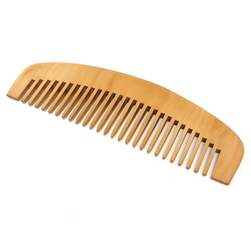 Расческа-гребешок из персикового дерева №7277-9