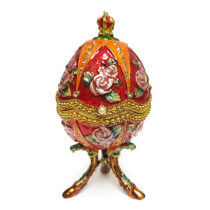  Яйцо-шкатулка под Фаберже музыкальное №BP1170K1