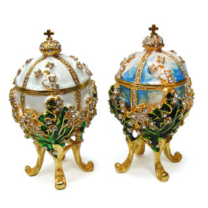 Яйцо-шкатулка под Фаберже №1979-004