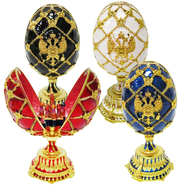 Яйцо-шкатулка под Фаберже №3038-3 Яйцо-шкатулка под Фаберже №3038-3