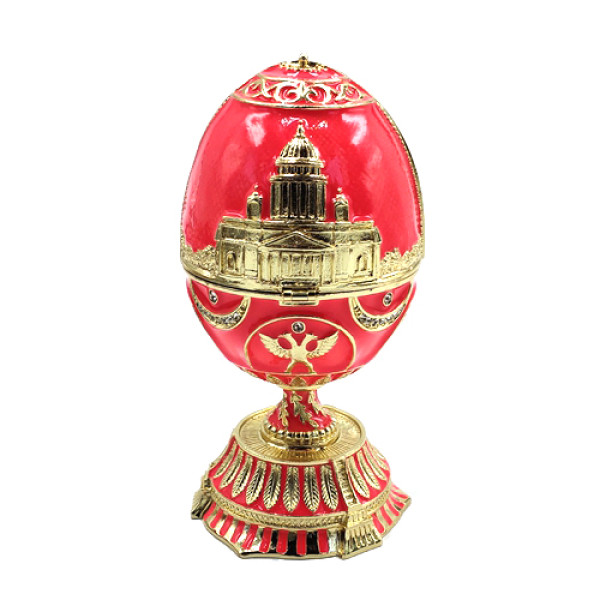 Яйцо-шкатулка под Фаберже музыкальное №90887M