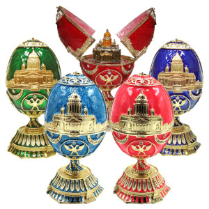  Яйцо-шкатулка под Фаберже музыкальное №90887M