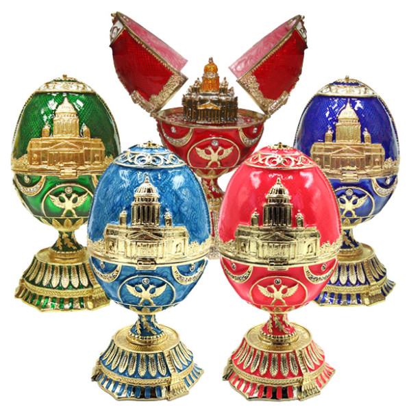 Яйцо-шкатулка под Фаберже музыкальное №90887M Яйцо-шкатулка под Фаберже музыкальное №90887M