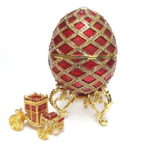  Яйцо-шкатулка под Фаберже №BP3429K1-G