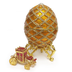  Яйцо-шкатулка под Фаберже №BP3429K3-G