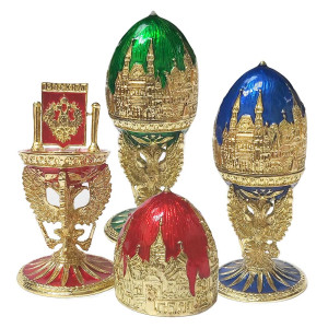  Яйцо-шкатулка под Фаберже №917