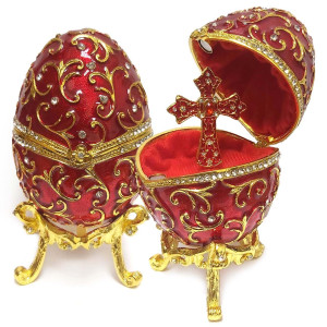  Яйцо-шкатулка под Фаберже музыкальное №BP2270K2