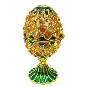  Яйцо-шкатулка под Фаберже №4456