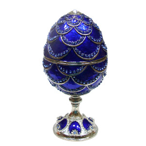  Яйцо-шкатулка под Фаберже музыкальное №BP3125P1