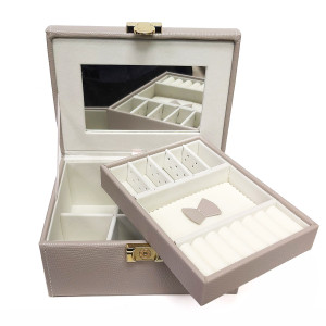 Шкатулка для бижутерии из искусственной кожи №S314