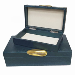 Шкатулка для бижутерии 2 в 1 из искусственной кожи №SQ06-1