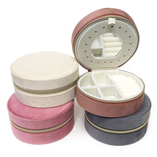 Шкатулка для бижутерии из бархатного велюра №YB194B