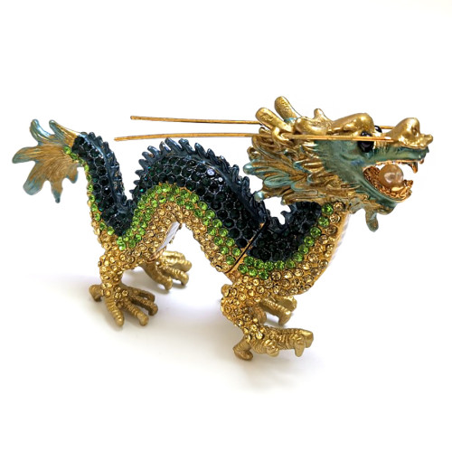 Шкатулка под Фаберже "Дракон" №BP2975K1